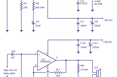 Mạch khuếch đại âm thanh 2x32W